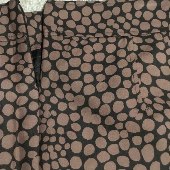 ANN TAYLOR LOFT WOMEN’s BROWN PRINT PENCIL SKIRT Size 12 - Picture 5 of 6